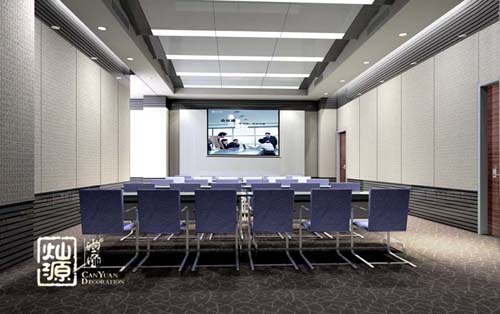 客服機房二層小培訓教室效果圖 客服機房二層小培訓教室效果圖