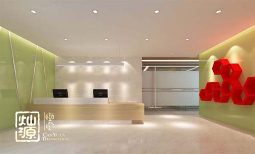 辦公室裝修前臺(tái)效果圖 辦公室裝修前臺(tái)效果圖