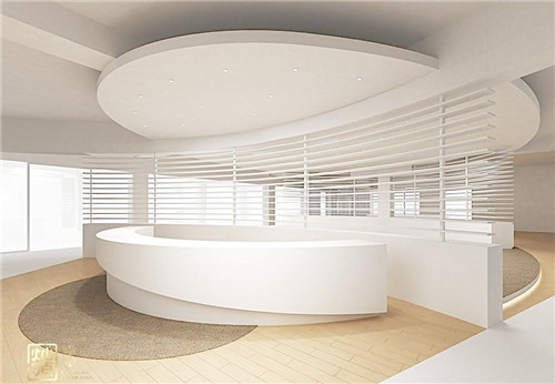 南寧辦公室裝修裝飾-前臺(tái)