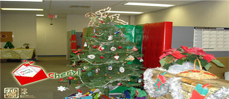 圣誕節(jié)就應(yīng)該這樣裝飾辦公室，燦源裝飾邀你一起來狂歡