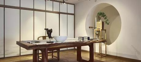 淺灰北歐風情的辦公室裝修效果，精致的簡約美