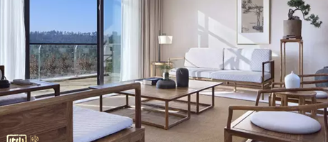 中式簡單點綴，使南寧辦公室裝修更顯氣質