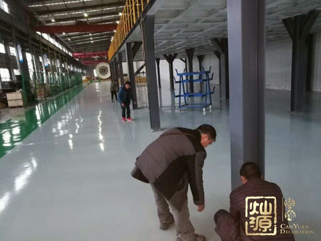 祝賀燦源裝飾承接南寧中鐵廣發(fā)軌道辦公室裝修工程開工放線