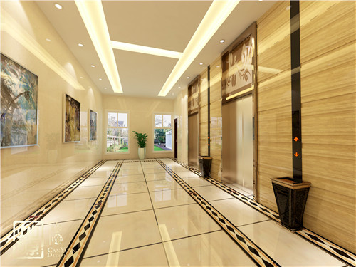 南寧寫字樓裝修公司-電梯間 南寧寫字樓裝修公司-電梯間