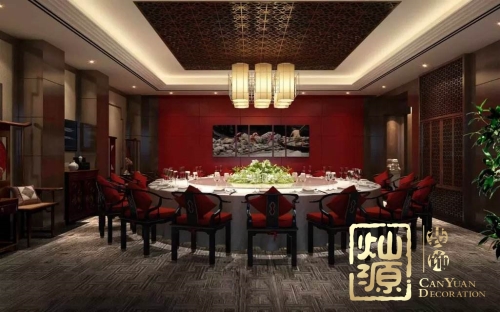 中國風(fēng)，老牌南寧裝修設(shè)計(jì)公司展示中式風(fēng)格辦公室裝修