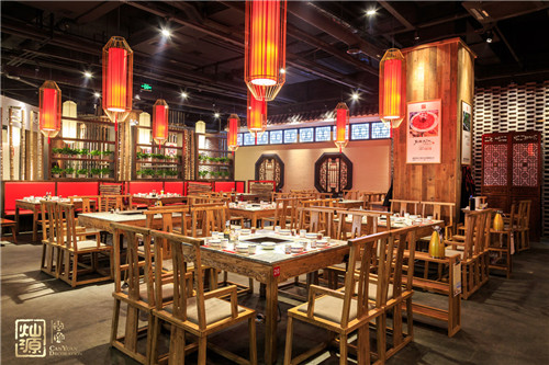 餐飲裝修設(shè)計公司-火鍋店群眾型