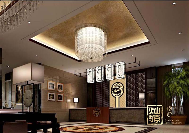 南寧足浴城裝修-前臺(tái)效果圖 南寧足浴城裝修-前臺(tái)效果圖