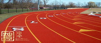 保障學(xué)生健康，南寧學(xué)校裝修拒絕毒跑道