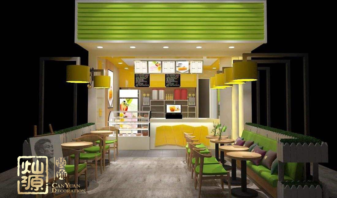 甜品店裝修效果圖 甜品店裝修效果圖