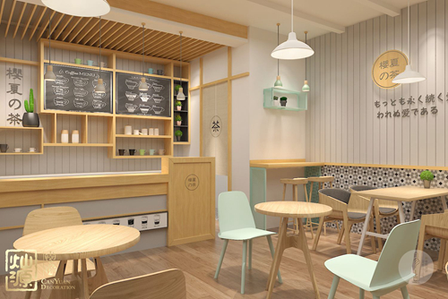 甜品店裝修效果圖 甜品店裝修效果圖