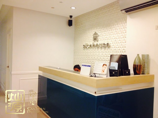 燦源裝飾按需設(shè)計理念實現(xiàn)40平小型美容店功能最大化