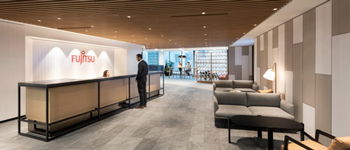 大型辦公室布置效果圖  融匯兩國特色獲得廣泛贊譽(yù)