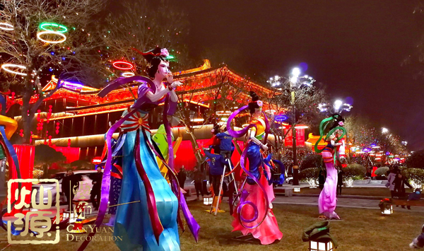 大唐不夜城著火已獲妥善處理 多圖展示你不了解的西安大唐不夜城