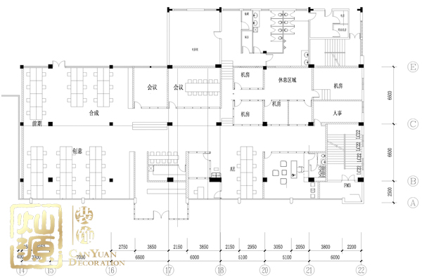 600平辦公空間設(shè)計 實(shí)現(xiàn)原始空間在辦公層面的進(jìn)化