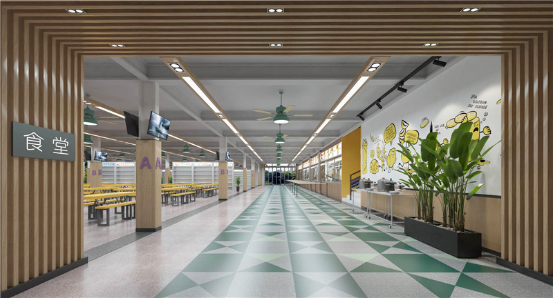 中學(xué)生食堂設(shè)計(jì)裝修三要素——關(guān)乎孩子的成長(zhǎng)未來(lái)