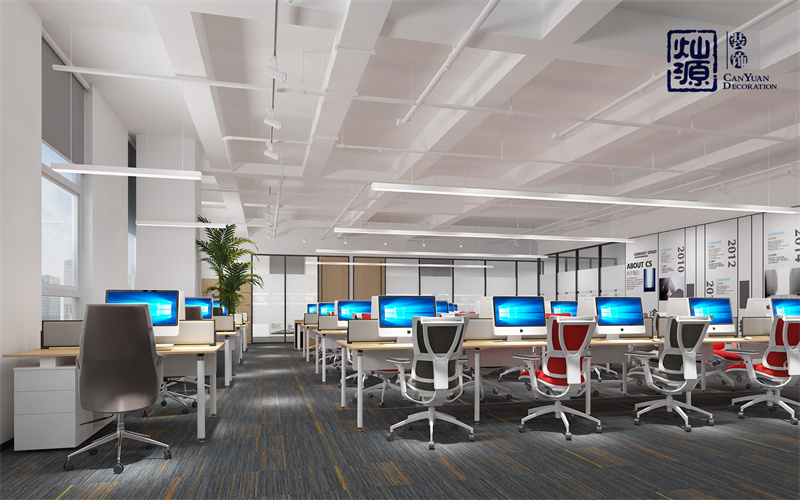 辦公室裝修燈光設(shè)計效果圖