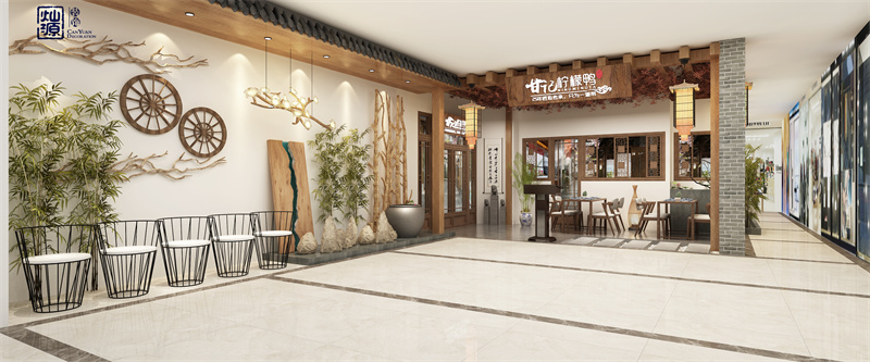 南寧工裝裝修公司店面門頭設(shè)計(jì)案例效果圖