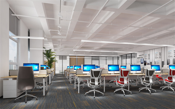 辦公室設(shè)計裝修效果圖&mdash;燦源裝飾