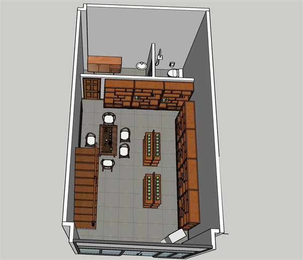 店鋪設(shè)計裝修平面布局&mdash;燦源裝飾