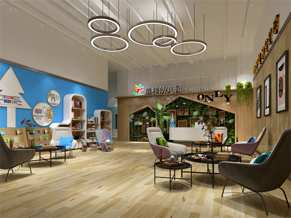 南寧幼兒園室內(nèi)設(shè)計(jì)效果圖&mdash;燦源裝飾