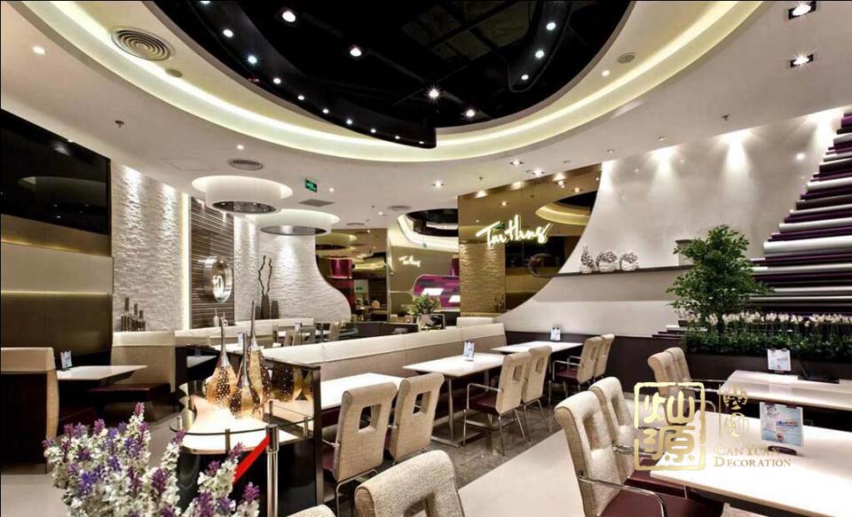 盛天華府西餐廳裝修設(shè)計(jì)案例-燦源裝飾 盛天華府西餐廳裝修設(shè)計(jì)案例-燦源裝飾