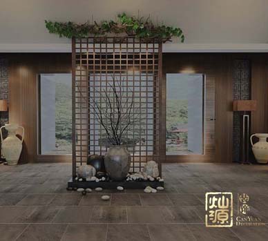 月泉灣廣西會(huì)所裝修案例賞析-燦源裝飾