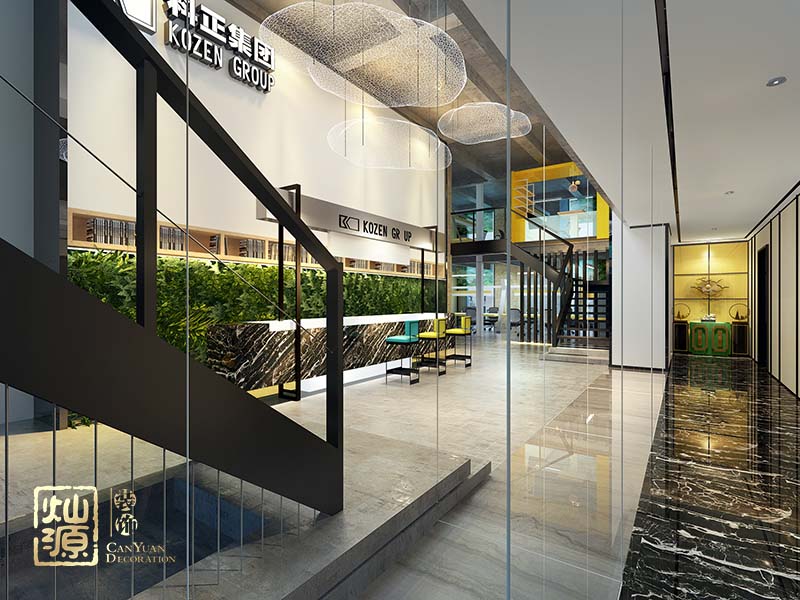 loft辦公室裝修大廳效果圖 loft辦公室裝修大廳效果圖