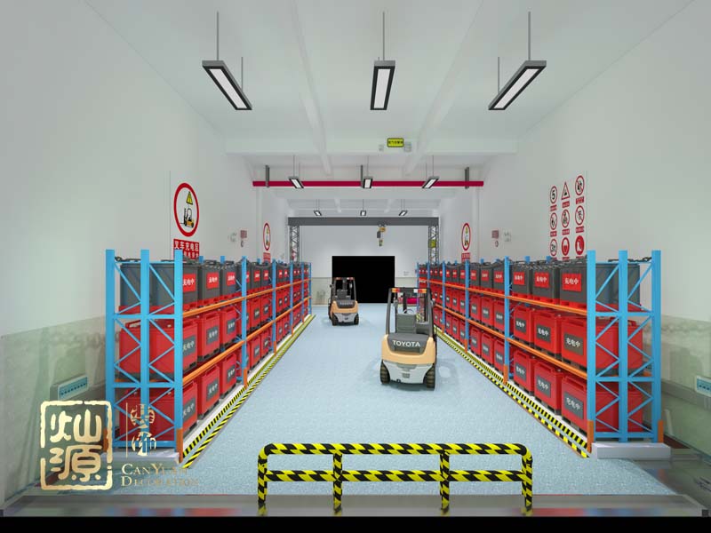 廣西太古可口可樂飲料有限公司叉車充電車間、維修車間改造設(shè)計(jì)案例