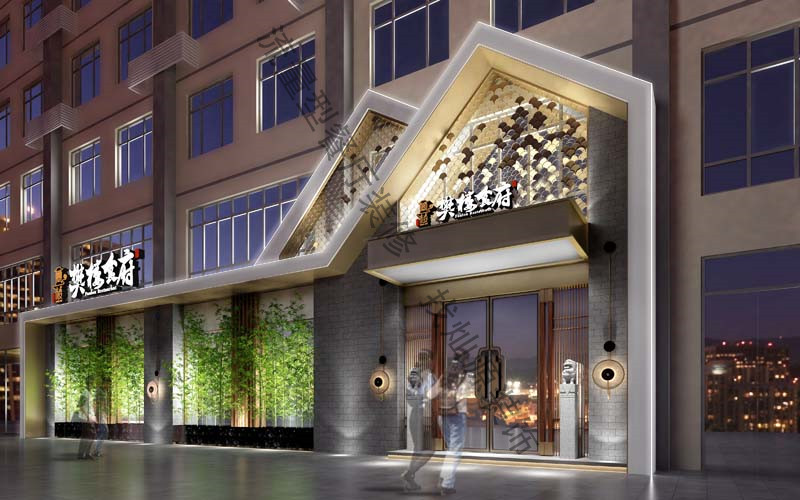 餐廳裝修門(mén)頭效果圖