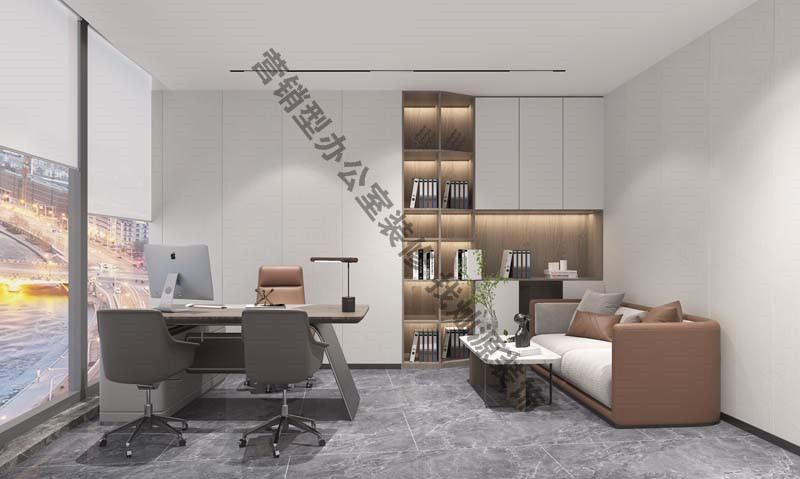 辦公室裝修設計效果圖&mdash;副總辦公室