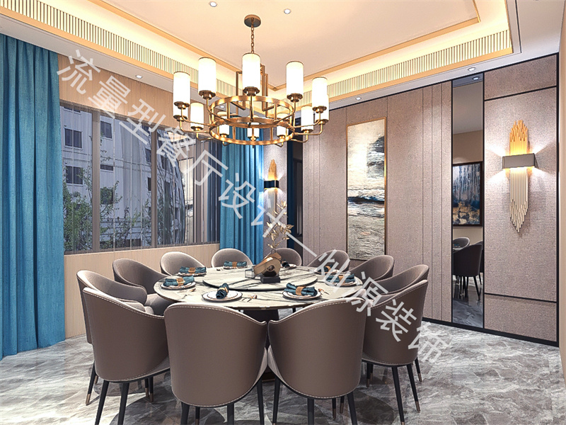 流量型餐廳設(shè)計效果圖&mdash;燦源裝飾