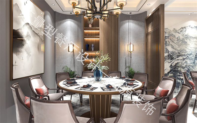 流量型餐廳設(shè)計效果圖&mdash;燦源裝飾