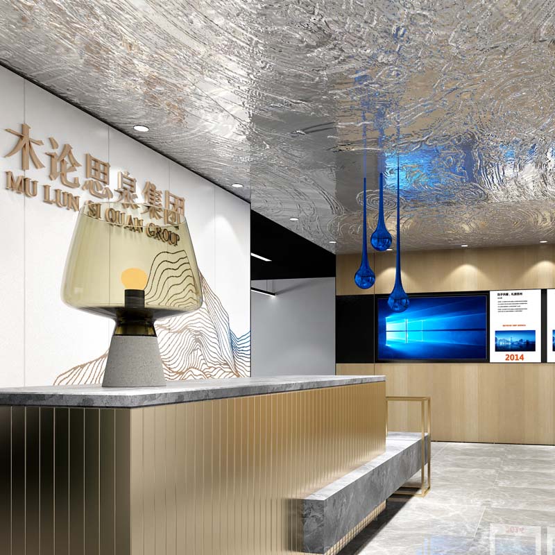 “水生萬物生，定制造型+專屬墻體文化設(shè)計(jì)”——木倫思集團(tuán)南寧辦公室設(shè)計(jì)裝修案例-燦源裝飾