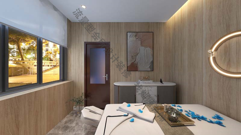 南寧足浴按摩會所設(shè)計裝修效果圖&mdash;包廂1