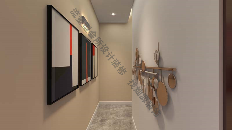 南寧足浴按摩會所設(shè)計裝修效果圖&mdash;走廊1