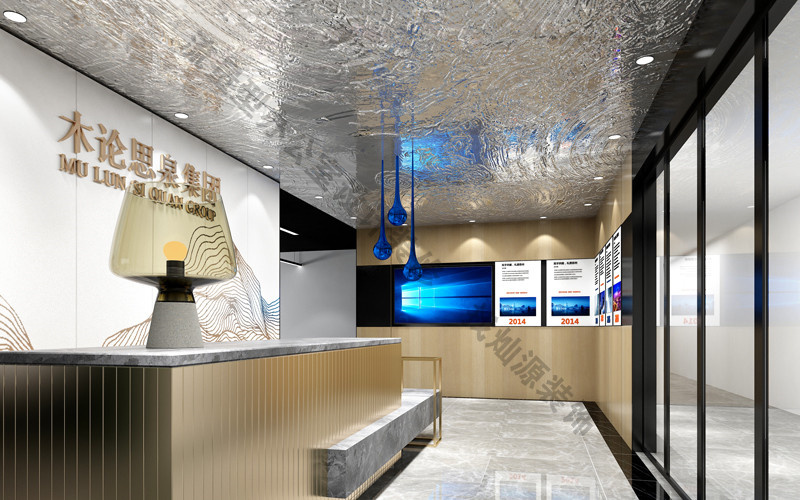 木倫思南寧辦公室設計裝修效果圖&mdash;燦源裝飾