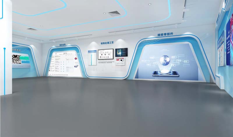 南寧企業(yè)展廳設計裝修效果圖&mdash;燦源裝飾