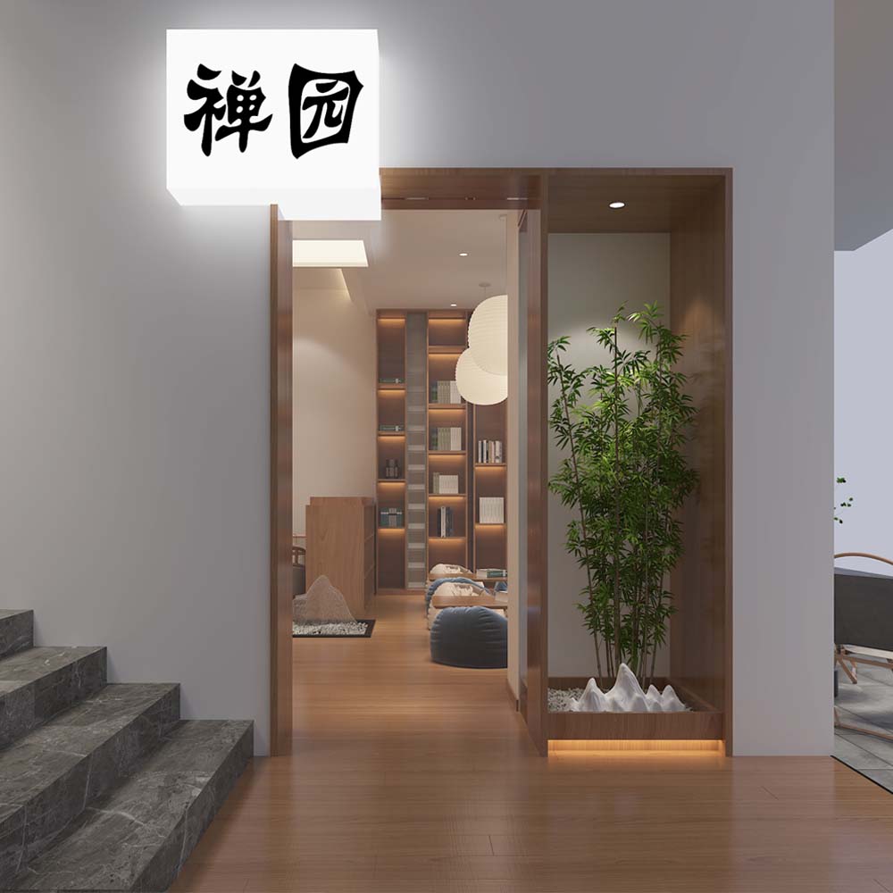 “副業(yè)多樣化經(jīng)營(yíng)，接待賺錢(qián)兩不誤”——130平茶館設(shè)計(jì)裝修案例-燦源裝飾