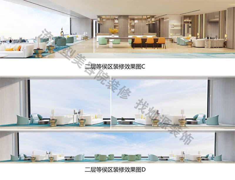 南寧美容院裝修實景圖&mdash;燦源裝飾